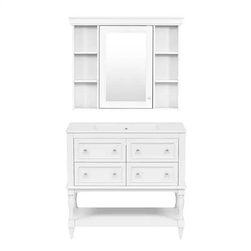 Armoire de toilette avec étagère réglable