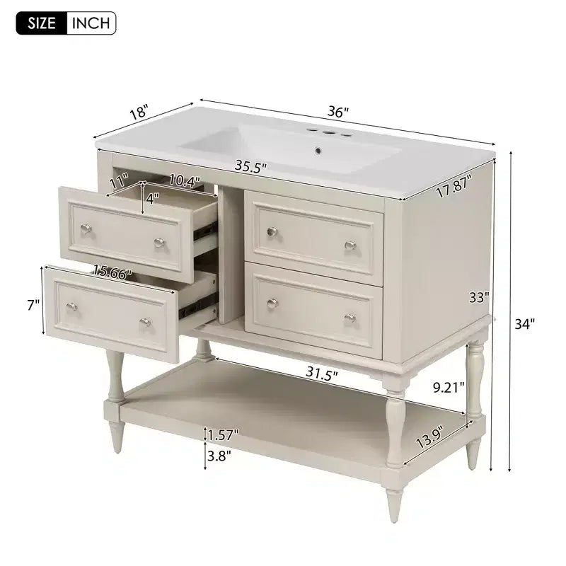 Armoire de toilette avec étagère réglable