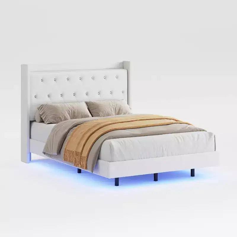 Cadre de lit flottant moderne
