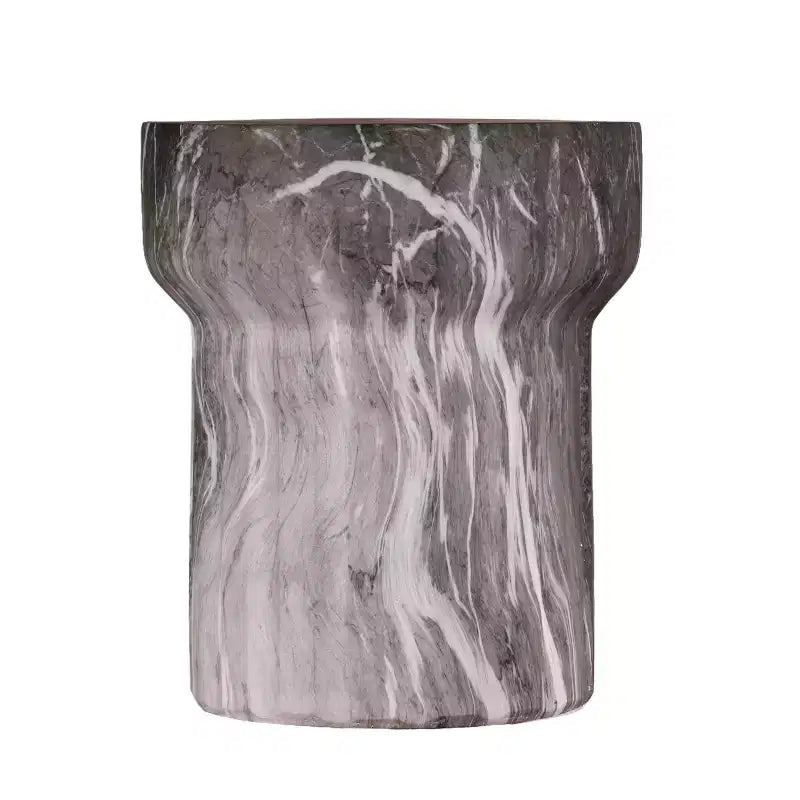 Table d'appoint moderne en béton léger pour intérieur/extérieur
