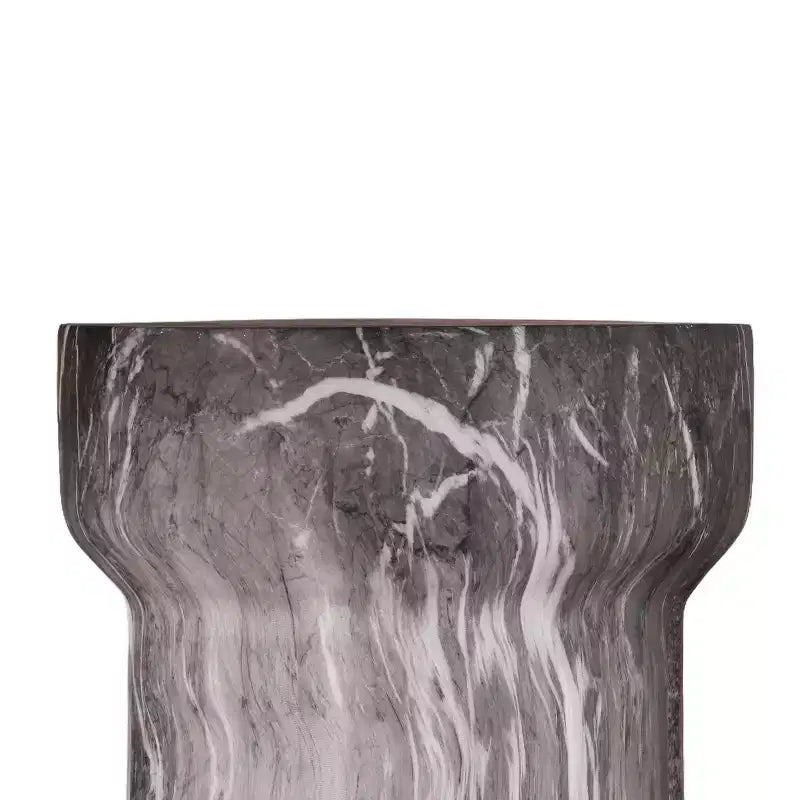 Table d'appoint moderne en béton léger pour intérieur/extérieur