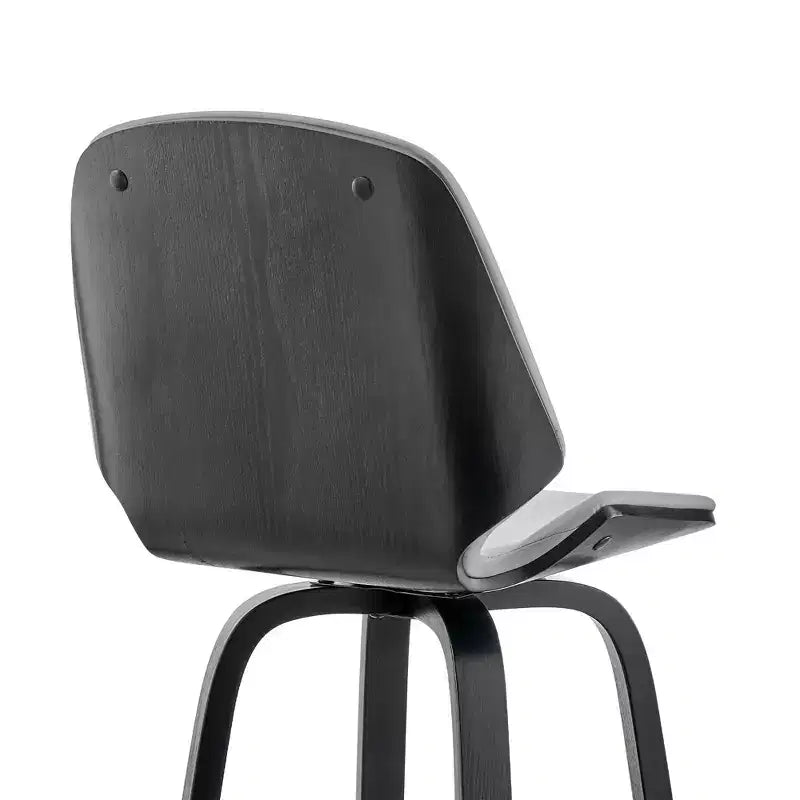 Tabouret de bar hauteur comptoir avec assise en cuir