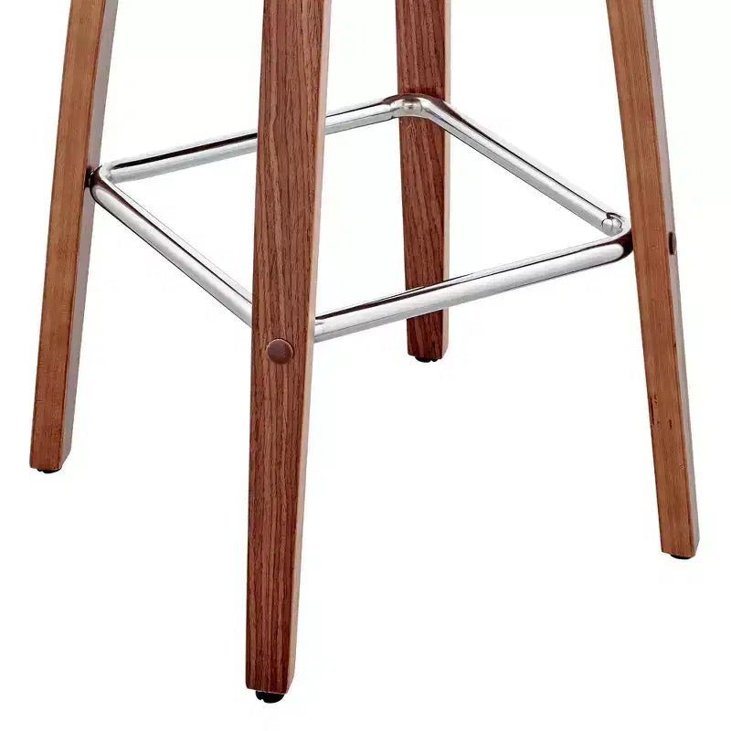 Tabouret de bar hauteur comptoir avec assise en cuir
