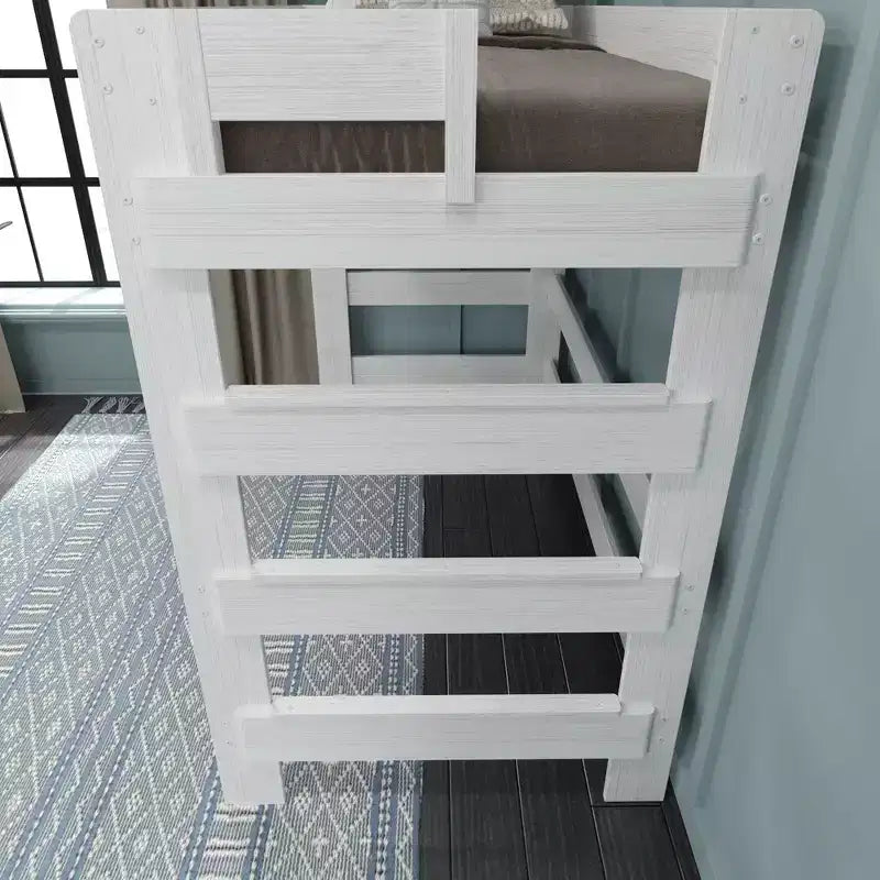 Lit mezzanine en bois massif