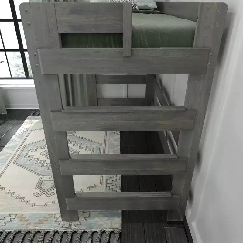 Lit mezzanine en bois massif
