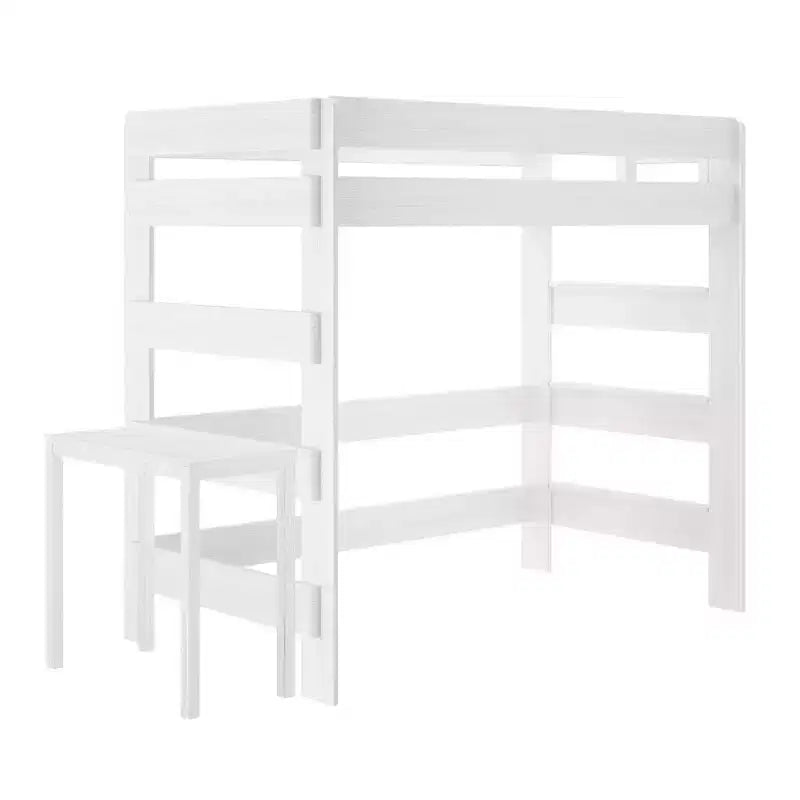 Lit mezzanine en bois massif